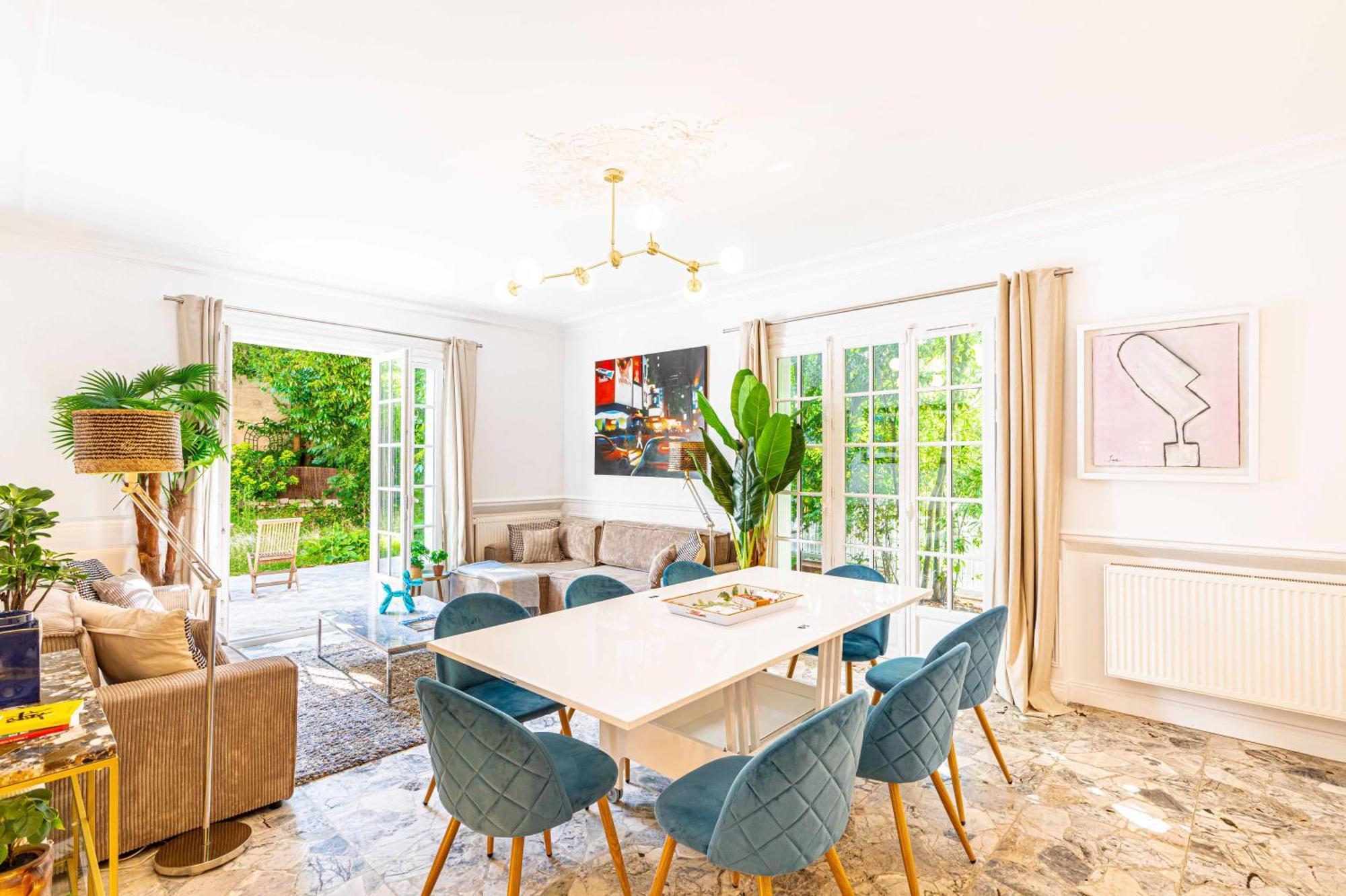 Grand & Classy Apartment With Private Garden, Villa Des Ammonites Meudon Exterior photo