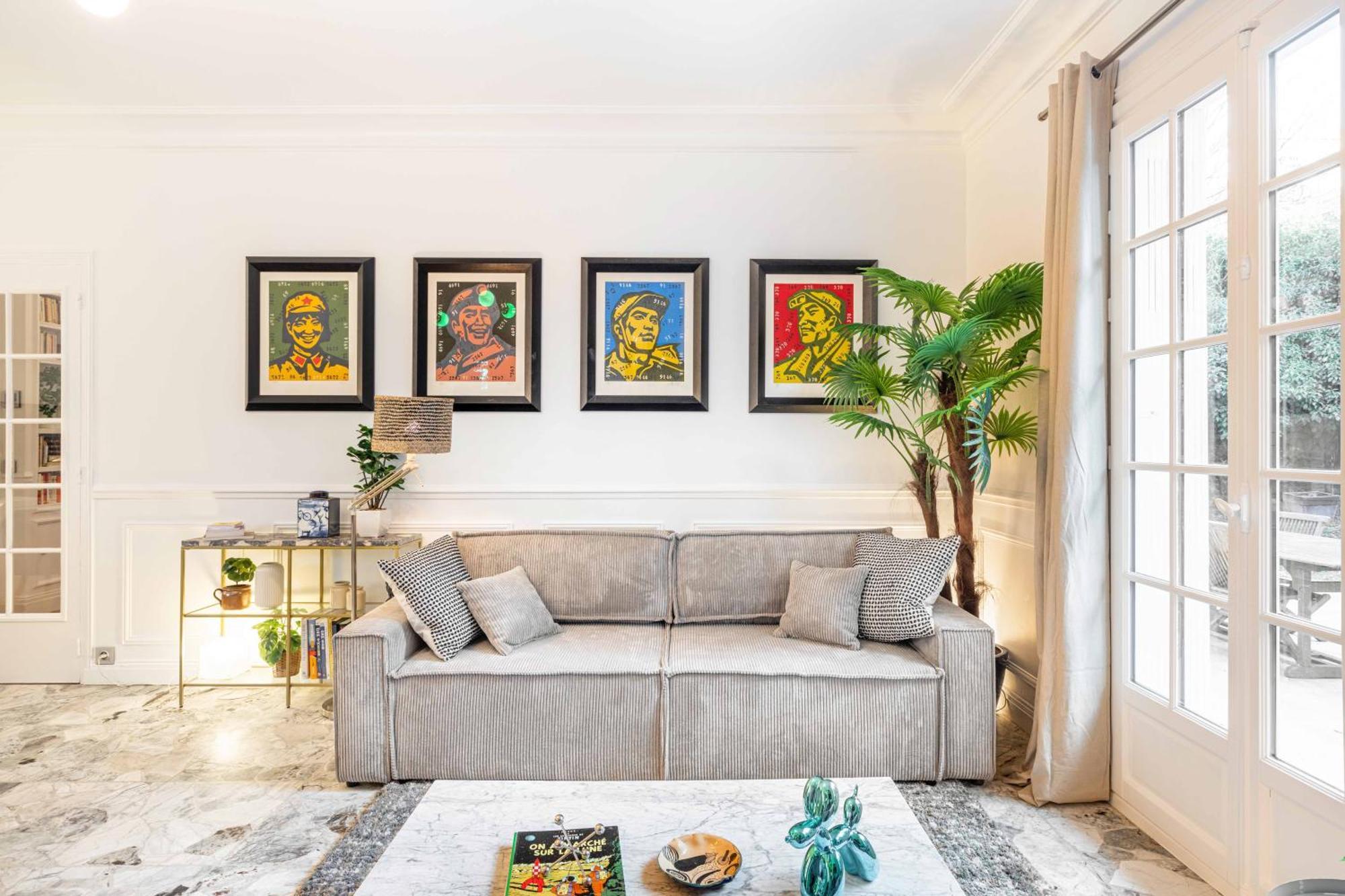 Grand & Classy Apartment With Private Garden, Villa Des Ammonites Meudon Exterior photo