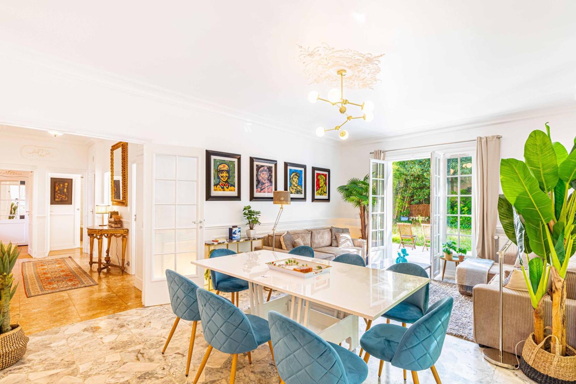 Grand & Classy Apartment With Private Garden, Villa Des Ammonites Meudon Exterior photo
